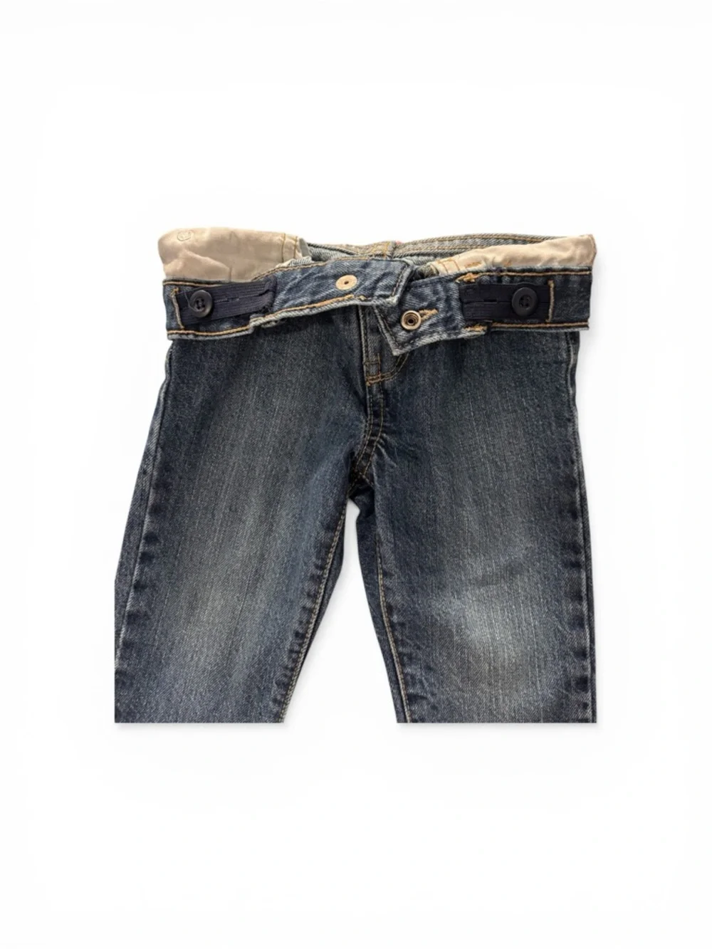 The Children's Place Toddler Boy 18-24M Denim Jeans - Medium Blue & Dark Blue